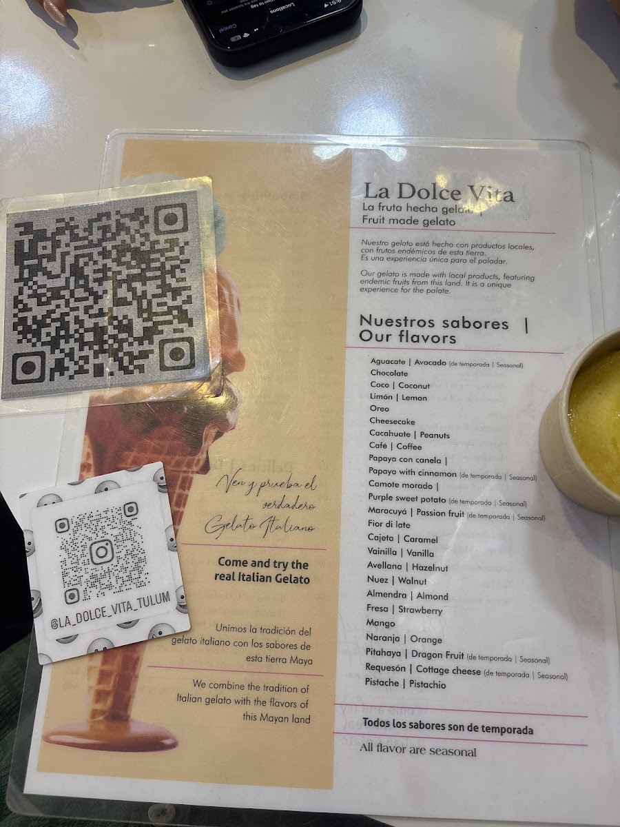 La Dolce Vita Helados Menu - Image 3
